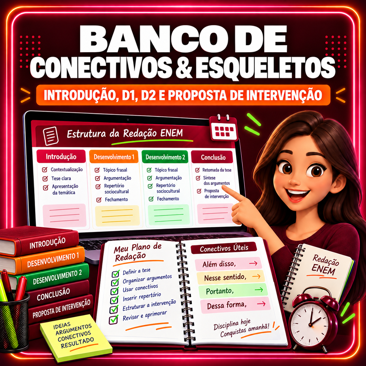 Bônus 3 - Banco de Conectivos & Esqueletos